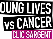 The charity logo is young lives against cancer
