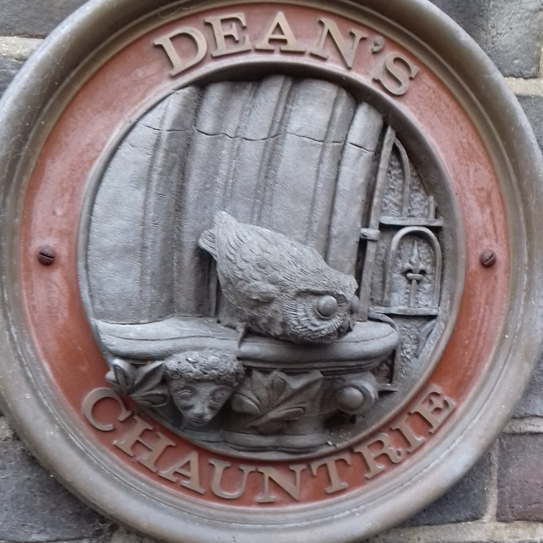The sign says Deans Chaunterie