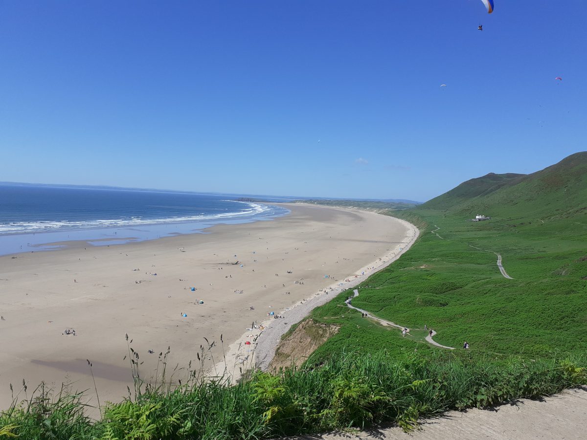 Rhossili the best beach on the Gower Peninsula